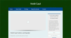 Desktop Screenshot of heidigaul.com