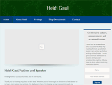 Tablet Screenshot of heidigaul.com